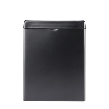 Alpine Industries ALP451-SSB-BLK Stainless Steel Sanitary Napkin Receptacle