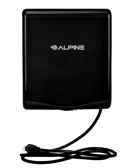 Alpine Industries Willow High Speed Commercial Hand Dryer – Black – 120V – ADA Compliant