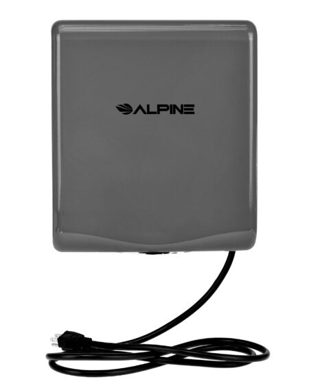 Alpine Industries Willow High Speed Commercial Hand Dryer – Gray – 120V – ADA Compliant