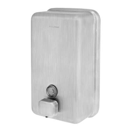 Alpine Industries ALP423-2SSB Manual Stainless Steel Liquid Soap Dispenser