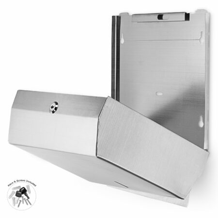 Alpine Industries ALP481 C-Fold/Multifold Paper Towel Dispenser Stainless Steel