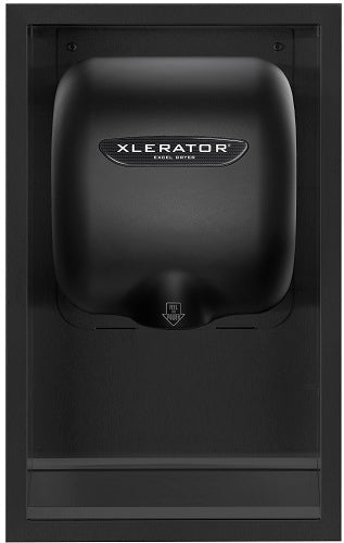 Excel Xlerator Commercial Hand Dryer Black ADA Recess Kit 