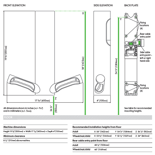 Dyson Airblade 9kJ Spec Sheet