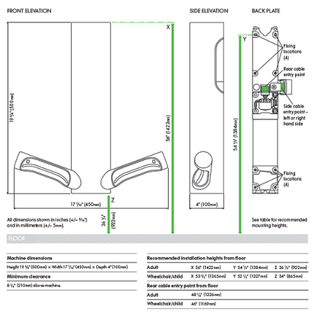 Dyson Airblade 9kJ Spec Sheet