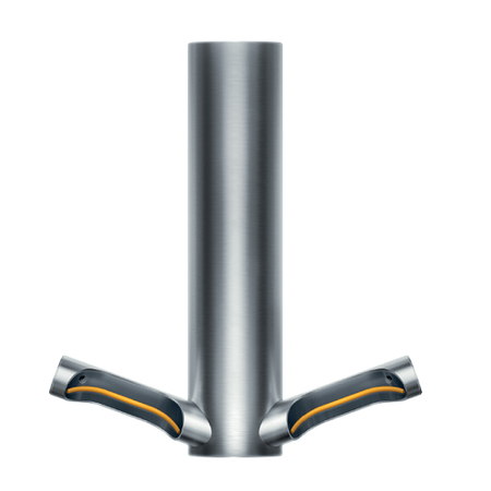 Dyson Airblade 9kJ HU03 commercial hand dryer front view
