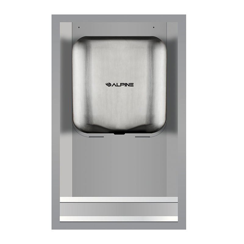 Alpine Industries Hemlock Hand Dryer ADA Compliant Recess kit