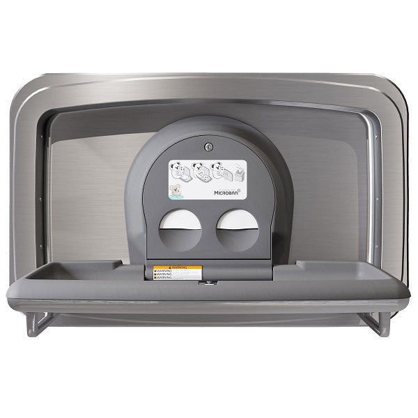 Koala Kare® KB310-SSWM - Wall Mounted Horizontal Stainless Steel Baby Changing Station (Newest Generation)