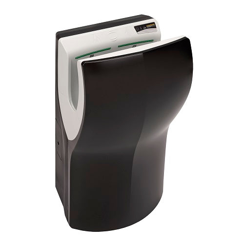 Saniflow® M14AB DUALFLOW® PLUS High-Speed Hands-In Hand Dryer – Black ABS, HEPA, ADA Compliant