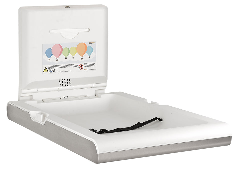 Saniflow CP0016VCS-I-ASTM BabyMedi® Vertical Baby Changing Station with Ion Hygienic Technology