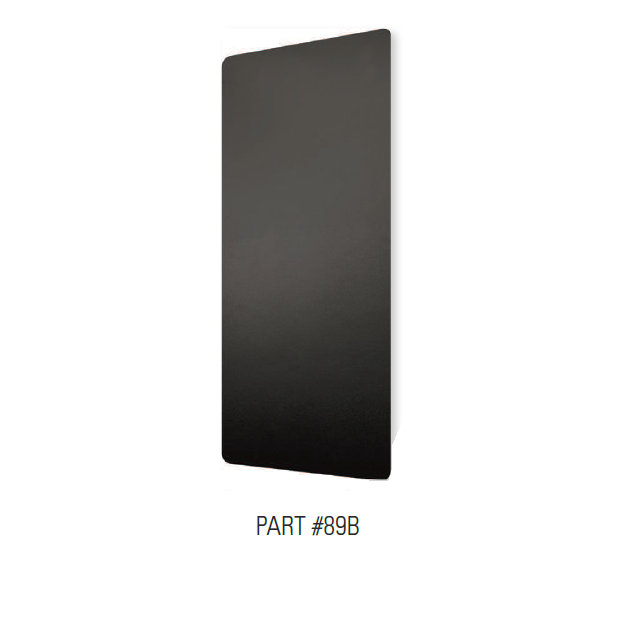 Excel Dryer XLERATOR® 89B Black Microban Wall Guards (Set of 2)