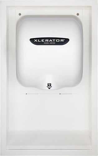 Excel Dryer XLERATOR® 40502 Recess Kit - White Stainless Steel ADA Compliant (DOES NOT INCLUDE HAND DRYER)