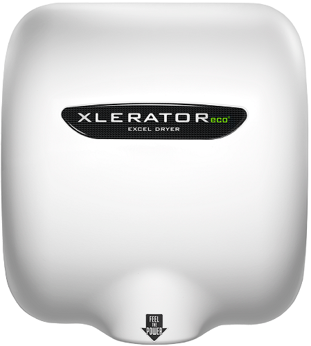 Excel Dryer XLERATOReco® XL-BW-ECO (No Heat) Hand Dryer - White BMC (Bulk Molded Compound) High Speed  Automatic Surface-Mounted