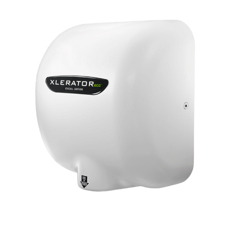 Excel Dryer XLERATOReco® XL-BW-ECO (No Heat) Hand Dryer - White BMC (Bulk Molded Compound) High Speed  Automatic Surface-Mounted