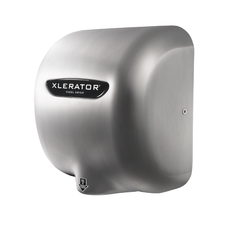 Excel Dryer XLERATOR® XL-SB Hand Dryer - Brushed Stainless Steel High Speed Automatic Surface-Mounted