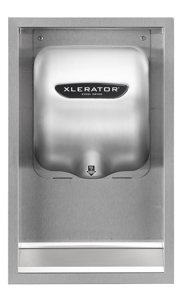 Excel Dryer XLERATOR® 40502 Recess Kit - Brushed Stainless Steel ADA Compliant (DOES NOT INCLUDE HA Excel Dryer XLERATOR® 40502 Recess Kit - Brushed Stainless Steel ADA Compliant (DOES NOT INCLUDE HAND DRYER)