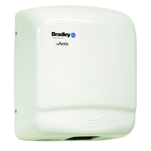 Bradley® 2905-2873 Aerix Sensor-Operated Hand Dryer – White Steel