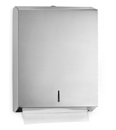 Alpine Industries ALP480 C-Fold/Multifold Paper Towel Dispenser - Stainless Steel