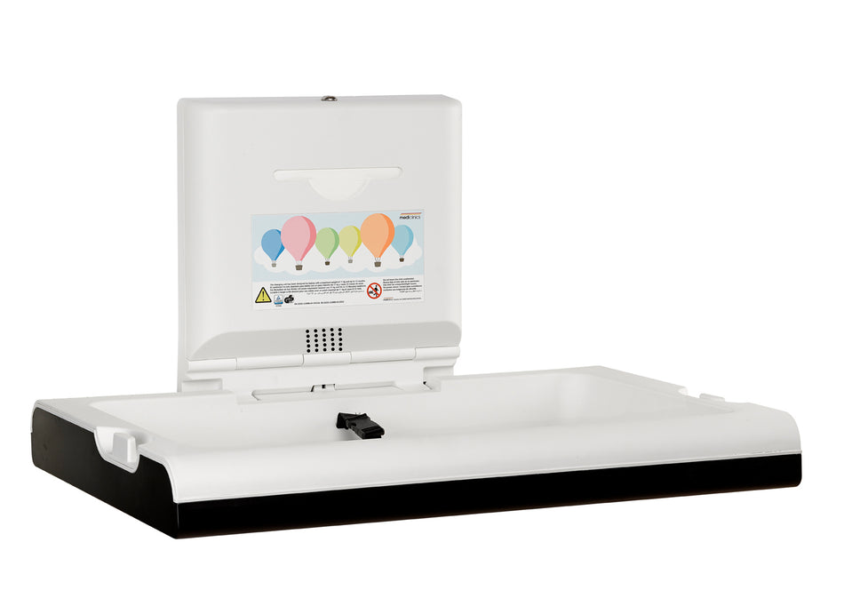 Saniflow CP0016HCSB-I-ASTM BabyMedi® Horizontal Baby Changing Station with Ion Hygienic Technology